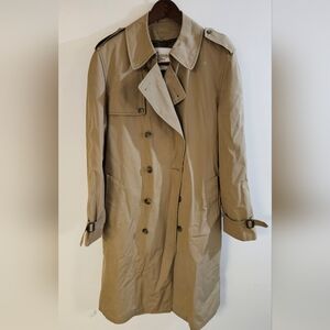 Vintage Tan London Fog Trench Coat